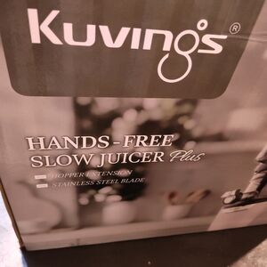 Brand New Never Opened Hands-Free Slow Juicer Plus - Sleek Gray